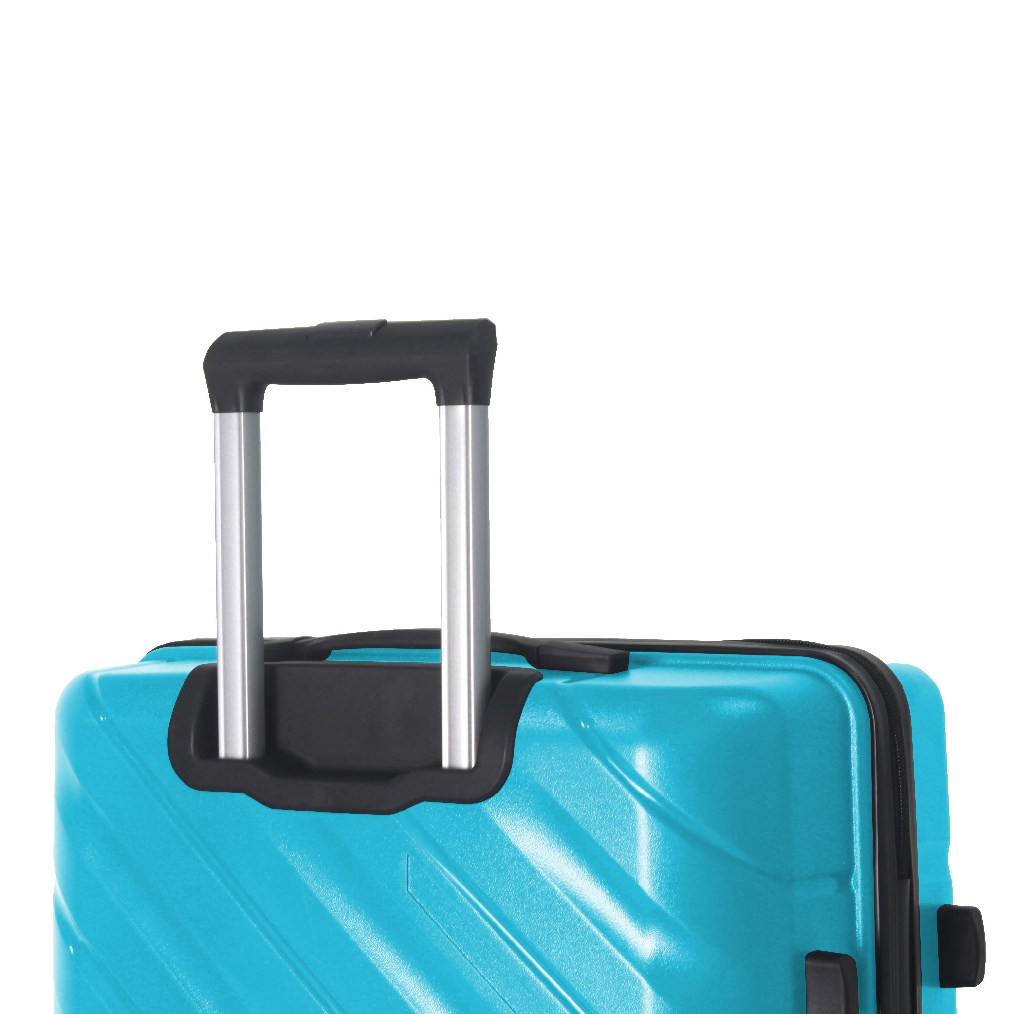 3-Piece Luggage Sets (20", 24", 28"), Suitcase With Wheels, Hardside Suitcase With Four Spinner Wheels And Scratch-Resistant Surface, Peacock Blue
_voghion.com